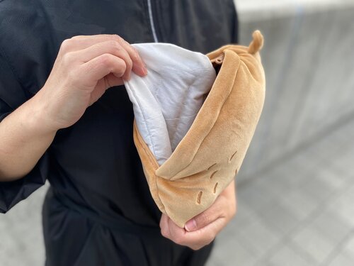 カピバラとパルマワラビーをモチーフにした温冷『リラックスピロー